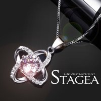 STAGEA CZW NECKLACE[ステージアCZダブルネックレス]