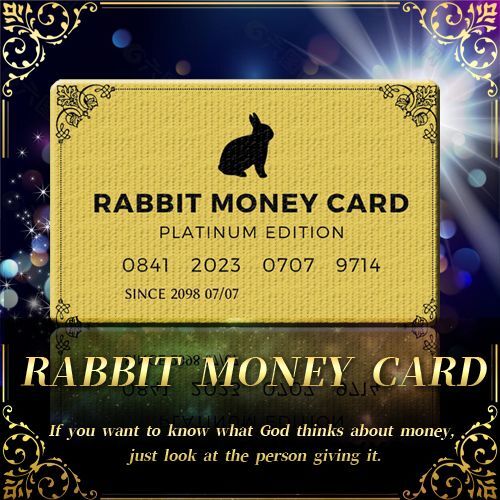画像1: RABBIT MONEY CARD（ラビットマネーカード） (1)